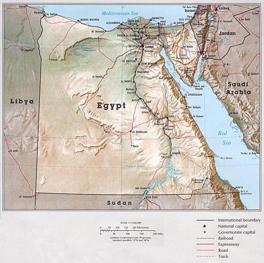 Egypt Maps | Printable Maps Of Egypt For Download - Printable Map Of Egypt