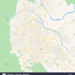 Empty Vector Map Of San Pedro Sula, Cortés, Honduras, Printable Road   Printable Map Of Honduras