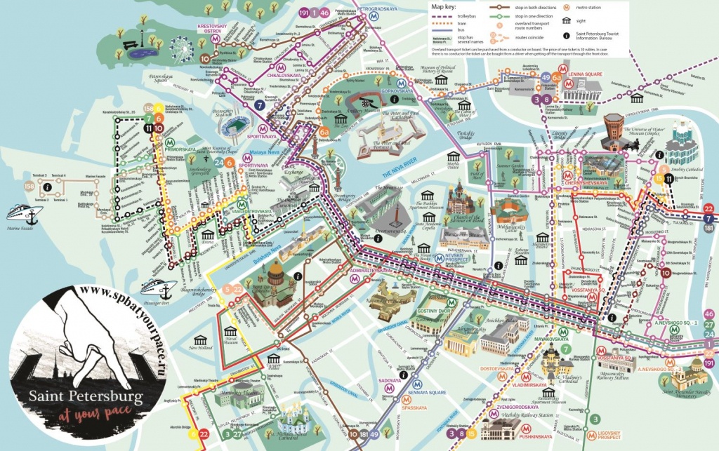 Essential Tourist Maps Of St. Petersburg (Pdf And Jpg) - Printable Map Of St Petersburg Russia