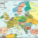 Europe Map And Satellite Image   Printable Map Of Europe