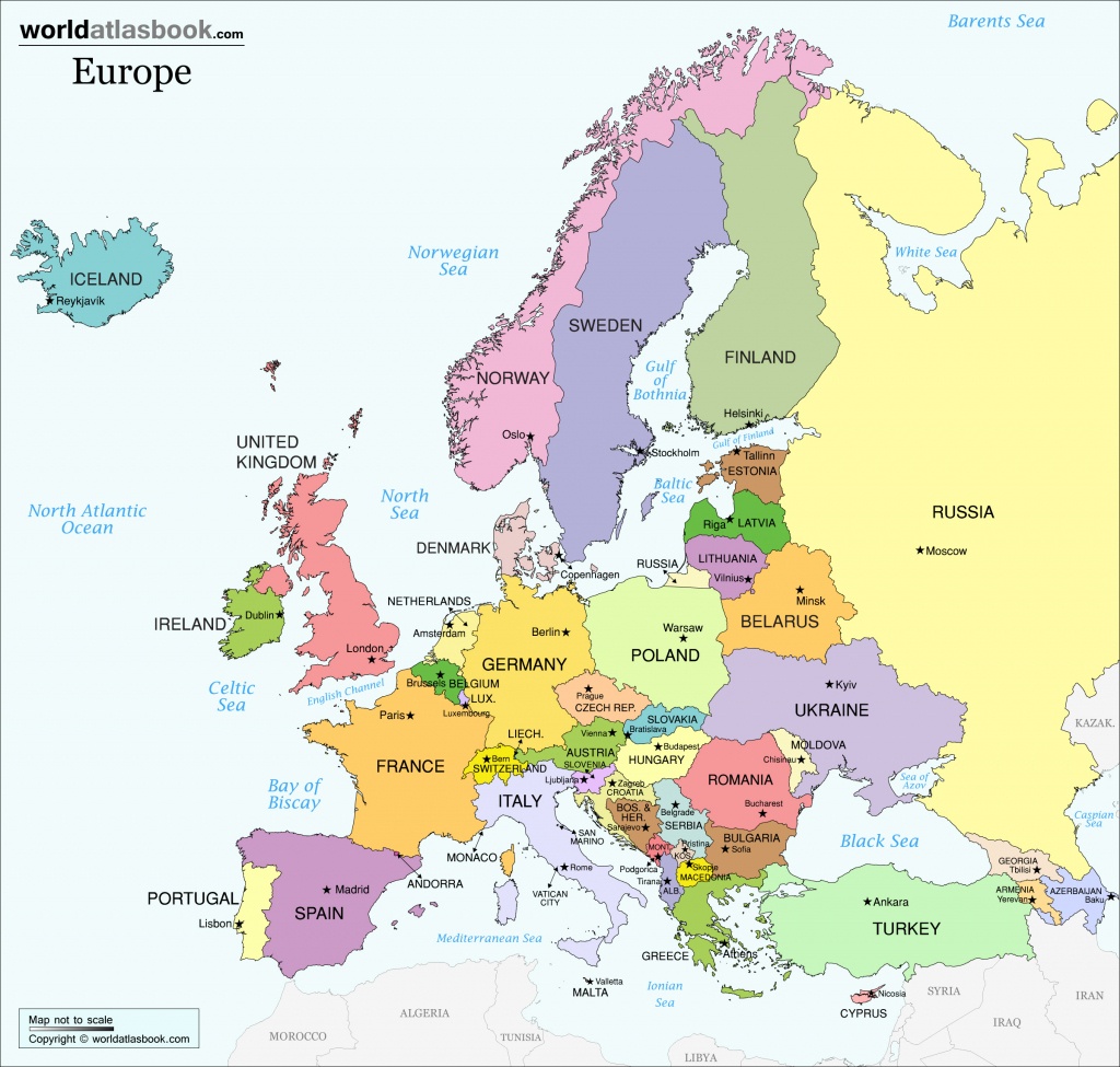 Europe Map Hd With Countries - Printable Political Map Of Europe