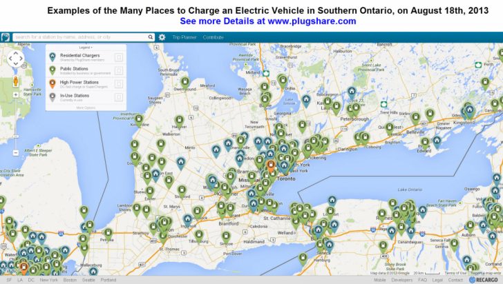 Ev Charging Maps - Dc Fast Charging Stations California Map - Printable ...