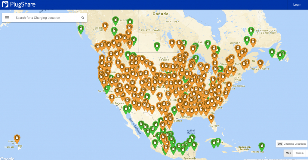 Evolution &amp;amp; Current State Of Public Ev Charging In Usa | Cleantechnica - Dc Fast Charging Stations California Map