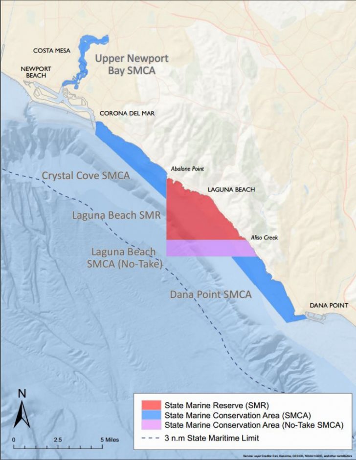 California Marine Protected Areas Map