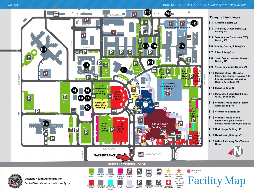 Facility Maps Central Texas Veterans Health Care System Texas Health Dallas Map 