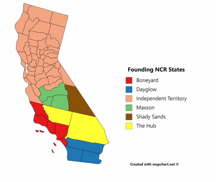 Map Of The New California Republic