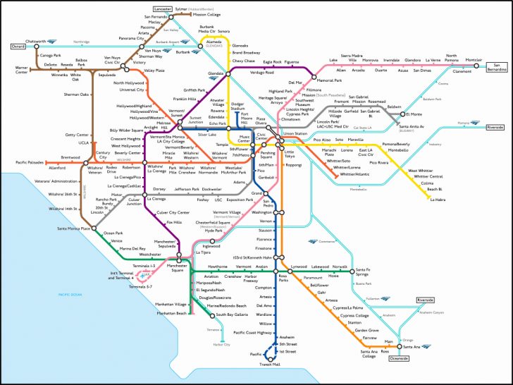 California Metro Map