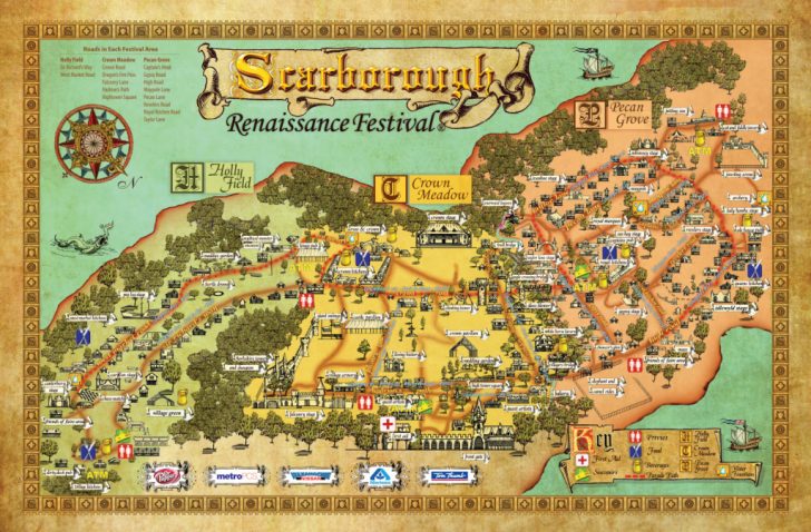 Festival Map - Scarborough Renaissance Festival | Texas - Texas ...