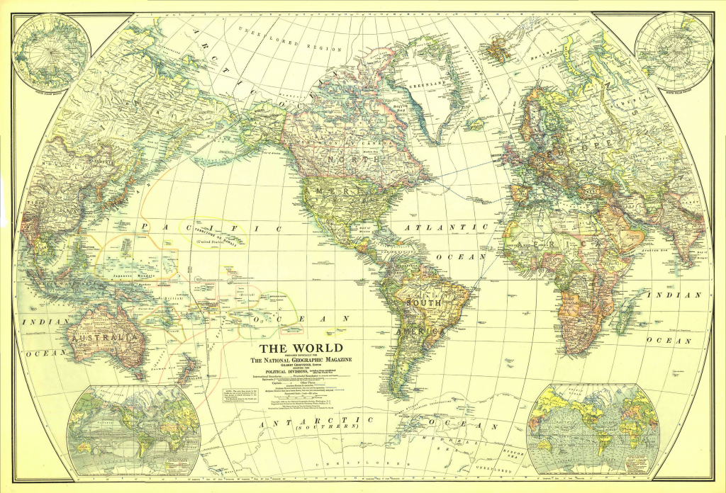 File:1922 World Map - Wikimedia Commons - National Geographic World Map Printable