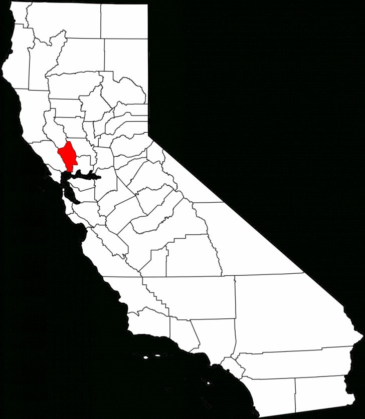 Napa California Map