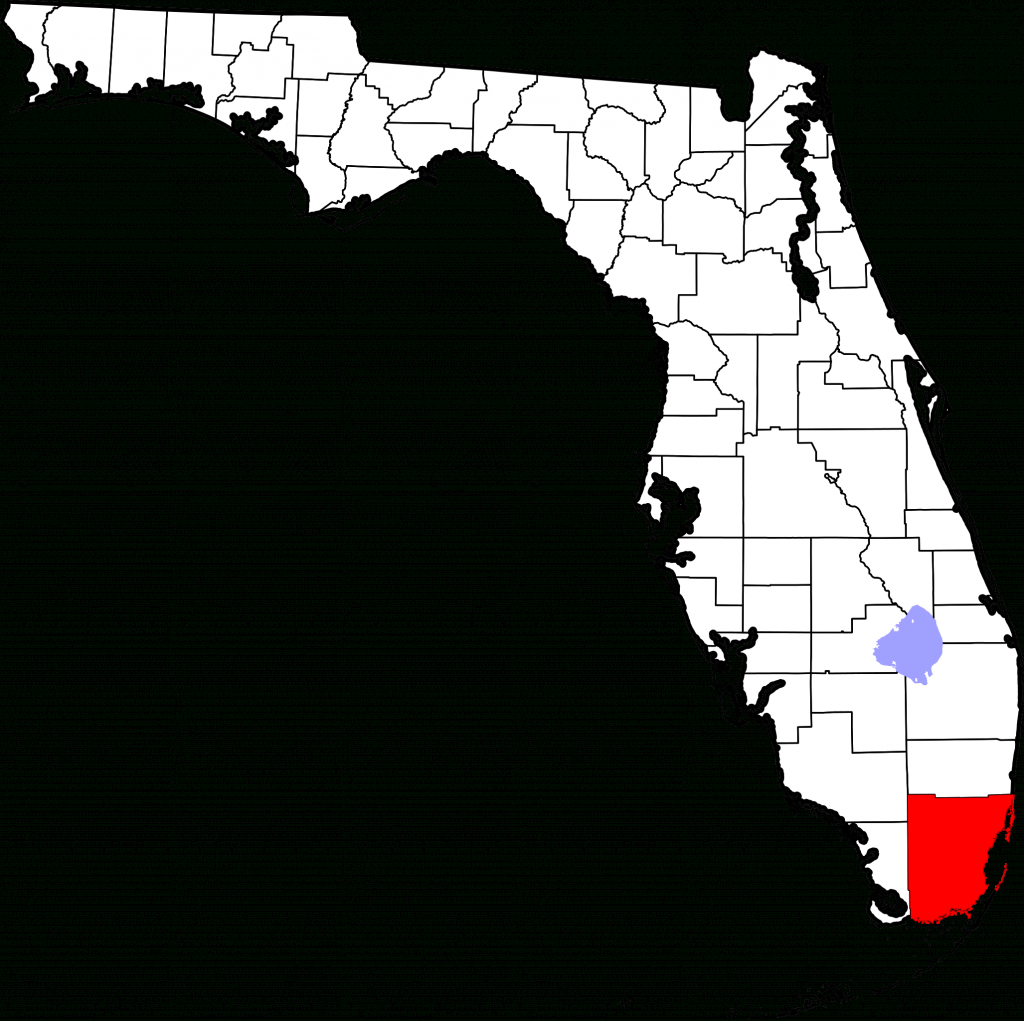 File:map Of Florida Highlighting Miami-Dade County.svg - Wikipedia - Medley Florida Map
