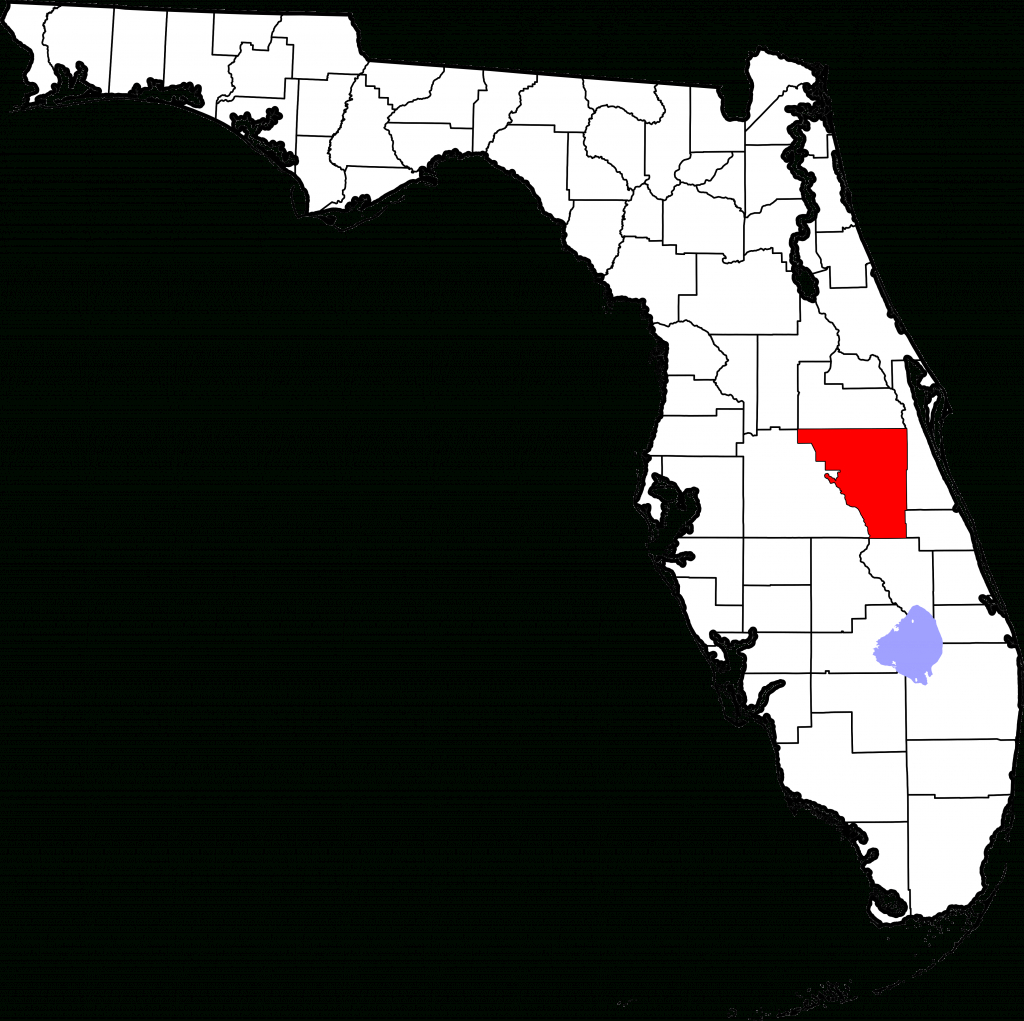 File:map Of Florida Highlighting Osceola County.svg - Wikimedia Commons - Yeehaw Junction Florida Map