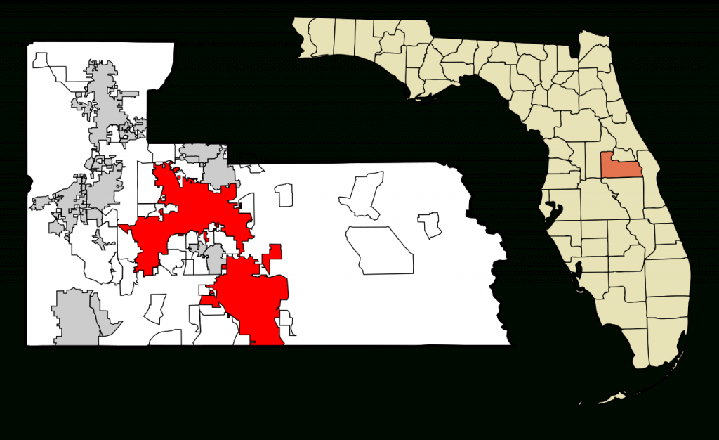 File:orange County Florida Incorporated And Unincorporated Areas - Orange Florida Map
