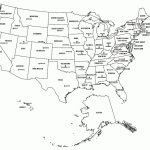 Fill In The Blank Us Map Quiz | Travel Maps And Major Tourist   Blank Us Map With Capitals Printable