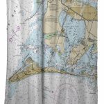 Fl: Anna Maria Island, Fl Nautical Chart Shower Curtain   Florida Map Shower Curtain