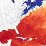 Florence Crossing Warm Waters On The Way To The Carolinas   Florida Water Temperature Map