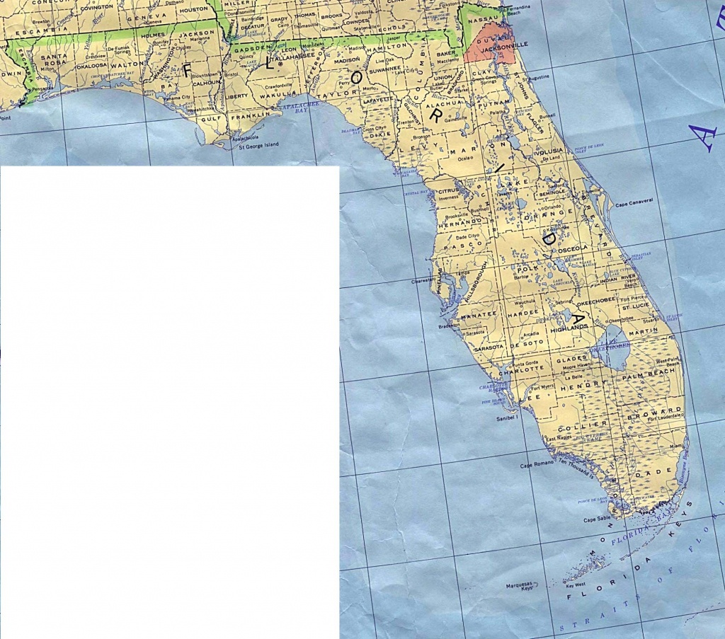 Florida Base Map - Florida Topographic Map Free