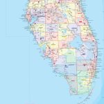Florida County Wall Map   Maps   Laminated Florida Map