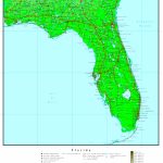 Florida Elevation Map   Intracoastal Waterway Florida Map