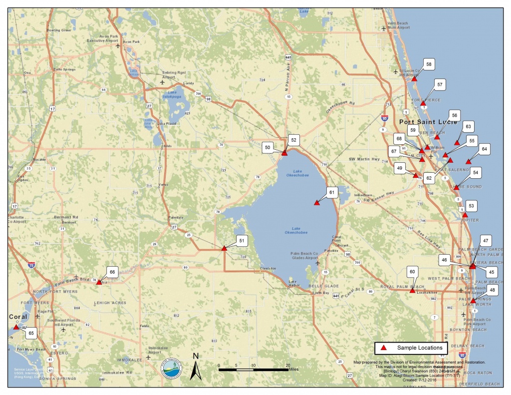 Florida Fish &amp;amp; Wildlife Conservation Commission | Florida Fishing - Toxic Algae In Florida Map