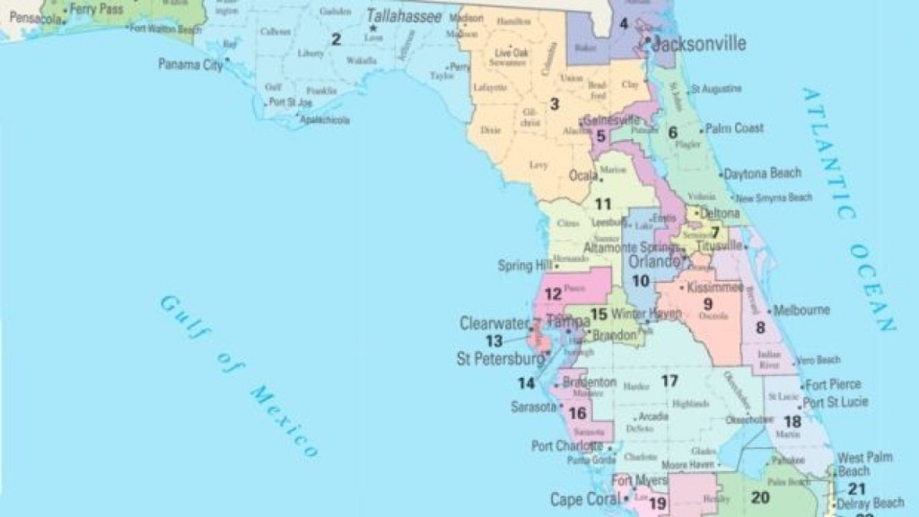 Florida House Moves Ahead With Its Own Map - Florida Ocean Map