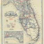 Florida Memory   Clason's Guide Map Of Florida, C. 1927   Lake Alfred Florida Map
