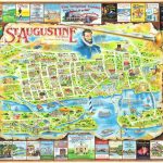 Florida St. Augustine Map Postcard | America's Oldest And Mo… | Flickr   St Augustine Florida Map