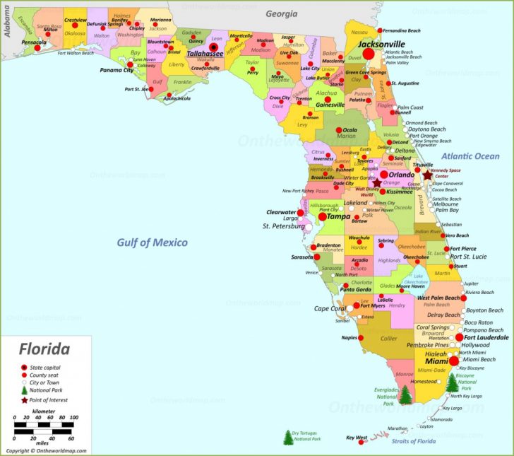 Alabama Florida Coast Map
