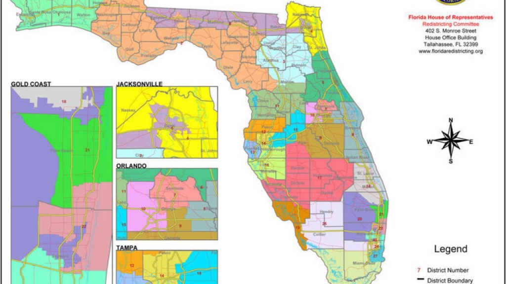 Florida Supreme Court Approves New Congressional Map - District 27 Florida Map