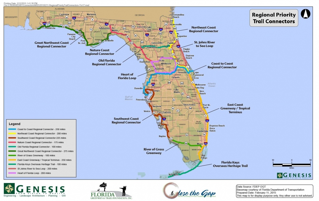 Florida Trail Map | D1Softball - Florida Trail Map Pdf