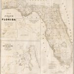 Florida Vintage Road Maps Track The Growth Of The State   Road Map Florida Keys