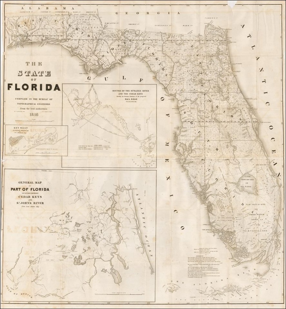 Florida Vintage Road Maps Track The Growth Of The State - Vintage Florida Map