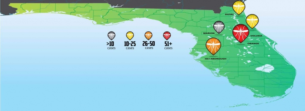 Florida Zika Virus Outbreak Tracking Map - Turner Pest Control - Zika Florida Map