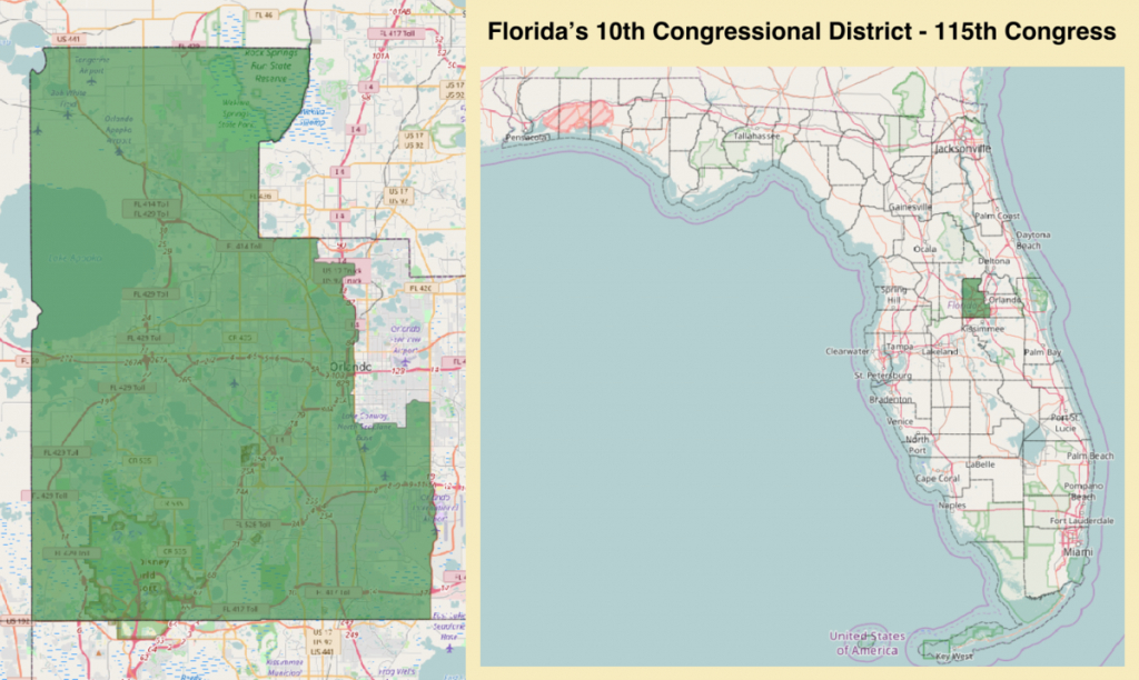Florida&amp;#039;s 10Th Congressional District - Wikipedia - Florida District 6 Map