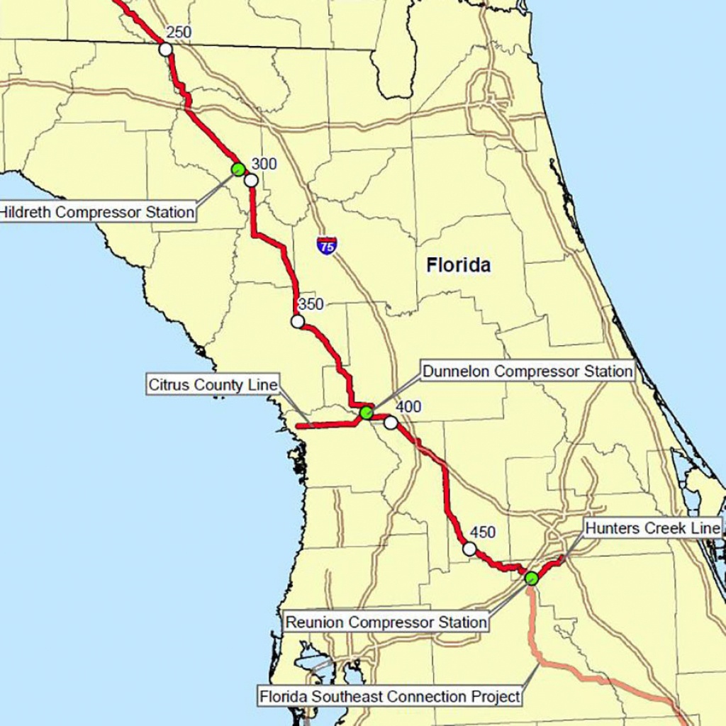 Florida&amp;#039;s Congressional Establishment Dips Toes Into Grassroots Anti - Florida Gas Pipeline Map