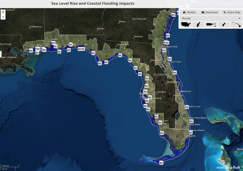 Florida&amp;#039;s State Workers Silenced On Climate Change | Earthjustice - Florida Sea Level Map