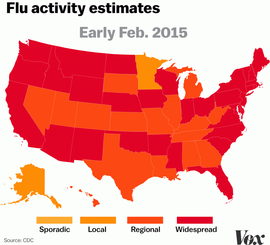 Flu Season 2018: Why It Got So Bad - Vox - Flu Map Florida