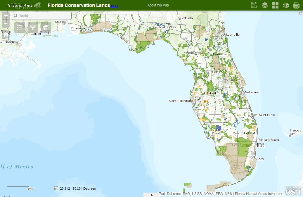 Fnai - National Parks In Florida Map