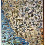 Fossil Map Of California & Nevada   Troll Art   California Nevada Map