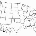 Free Blank Usa Map | Map Of Us Western States   Blank Printable Usa Map