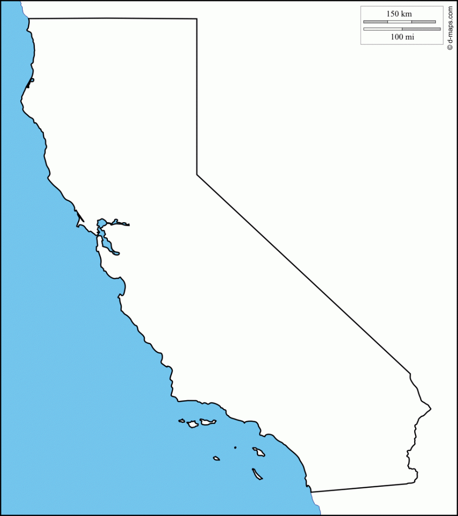 Free California Outline, Download Free Clip Art, Free Clip Art On - Free California Map
