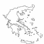 Free Coloring Maps For Kids | Greece Coloring Page | Ελλαδα Μου   Outline Map Of Greece Printable