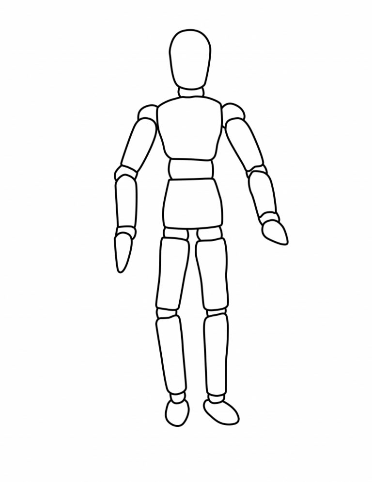 Free Human Body Outline Printable, Download Free Clip Art, Free Clip ...