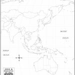 Free Map Of Asia Oceania   Free Printable Map Of Asia