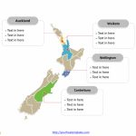 Free New Zealand Editable Map   Free Powerpoint Templates   Outline Map Of New Zealand Printable