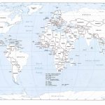 Free Printable Black And White World Map With Countries Labeled And   Printable World Map With Countries Labeled Pdf