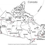 Free Printable Map Canada Provinces Capitals Google Search New Blank   Free Printable Map Of Canada