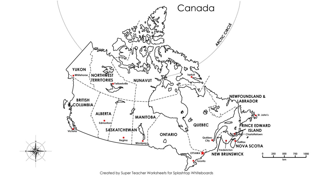 Free Printable Map Canada Provinces Capitals Google Search New Blank - Free Printable Map Of Canada