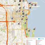 Free Printable Map Of Chicago Attractions. | Free Tourist Maps   Printable Map Of Downtown Chicago