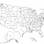 Free Printable Map Of Usa With Capitals   Capitalsource   Printable Map Of Us Capitals